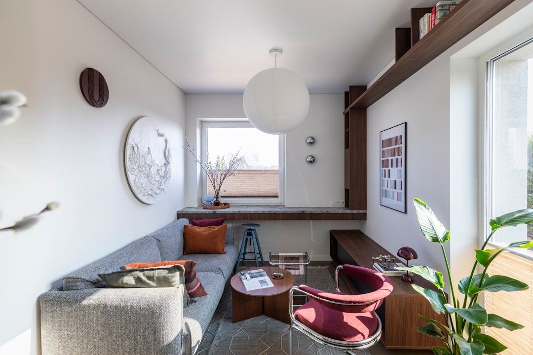 Multifunctional furniture in a small living room